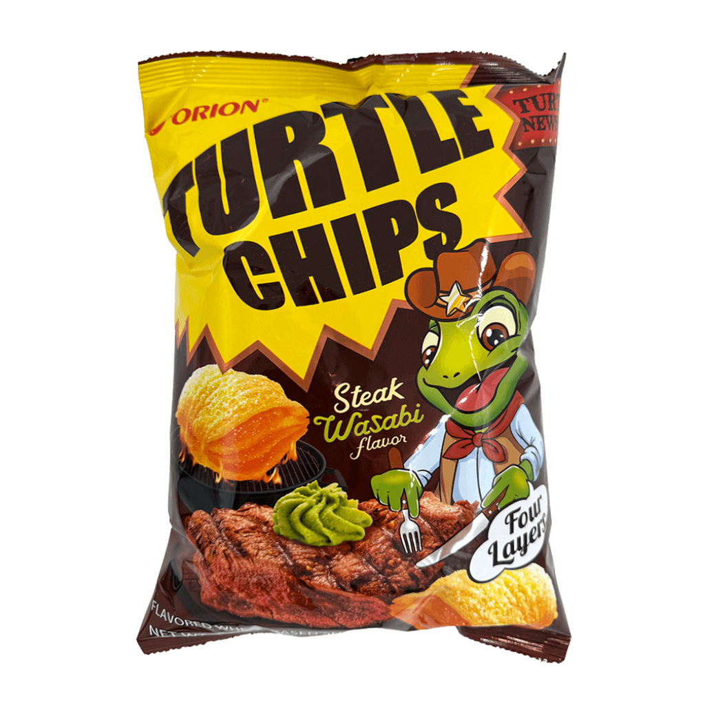 Orion Turtle Chips Steak Wasabi Flavour (5.64oz)