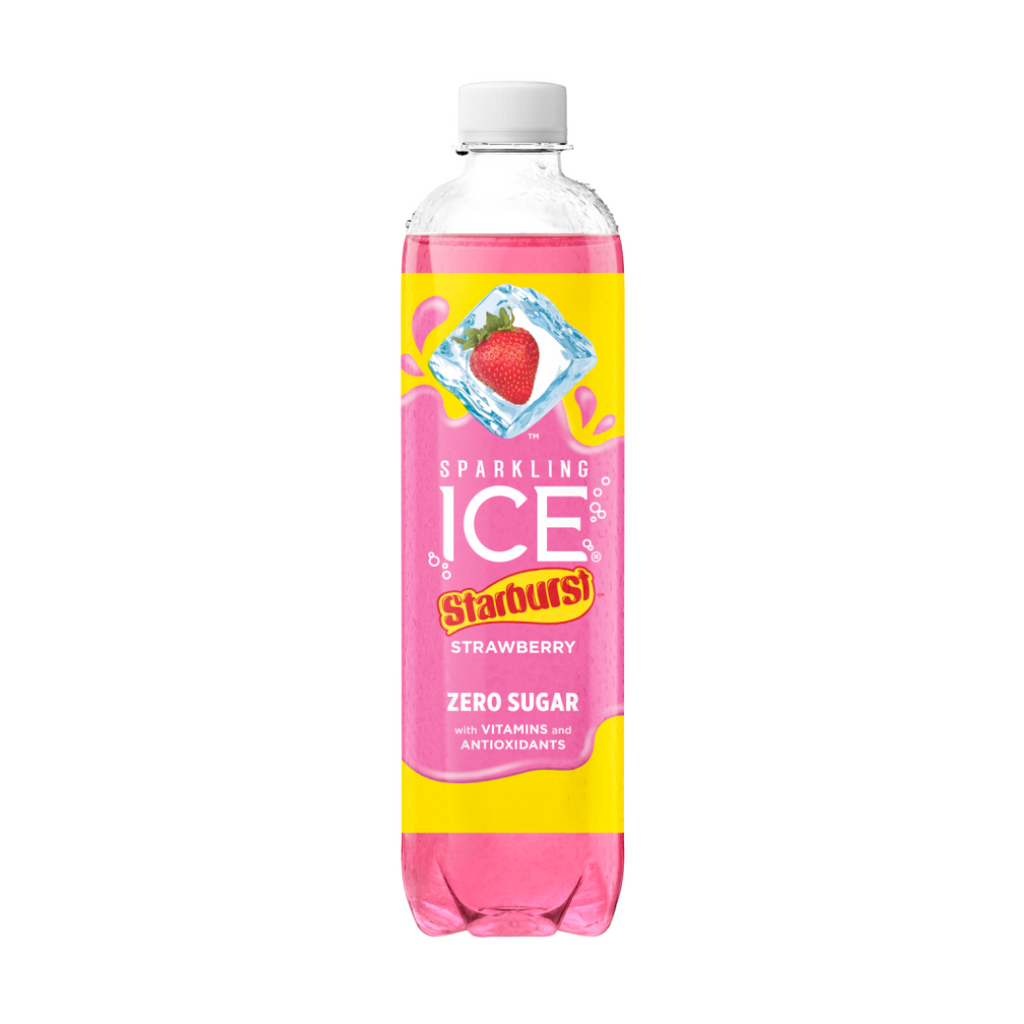 Starburst Sparkling Ice Zero Sugar Strawberry Drink (17oz)