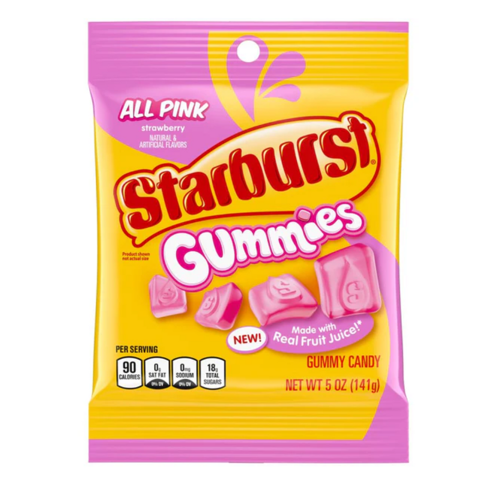 Starburst All Pink Gummies Peg Bag (5oz)