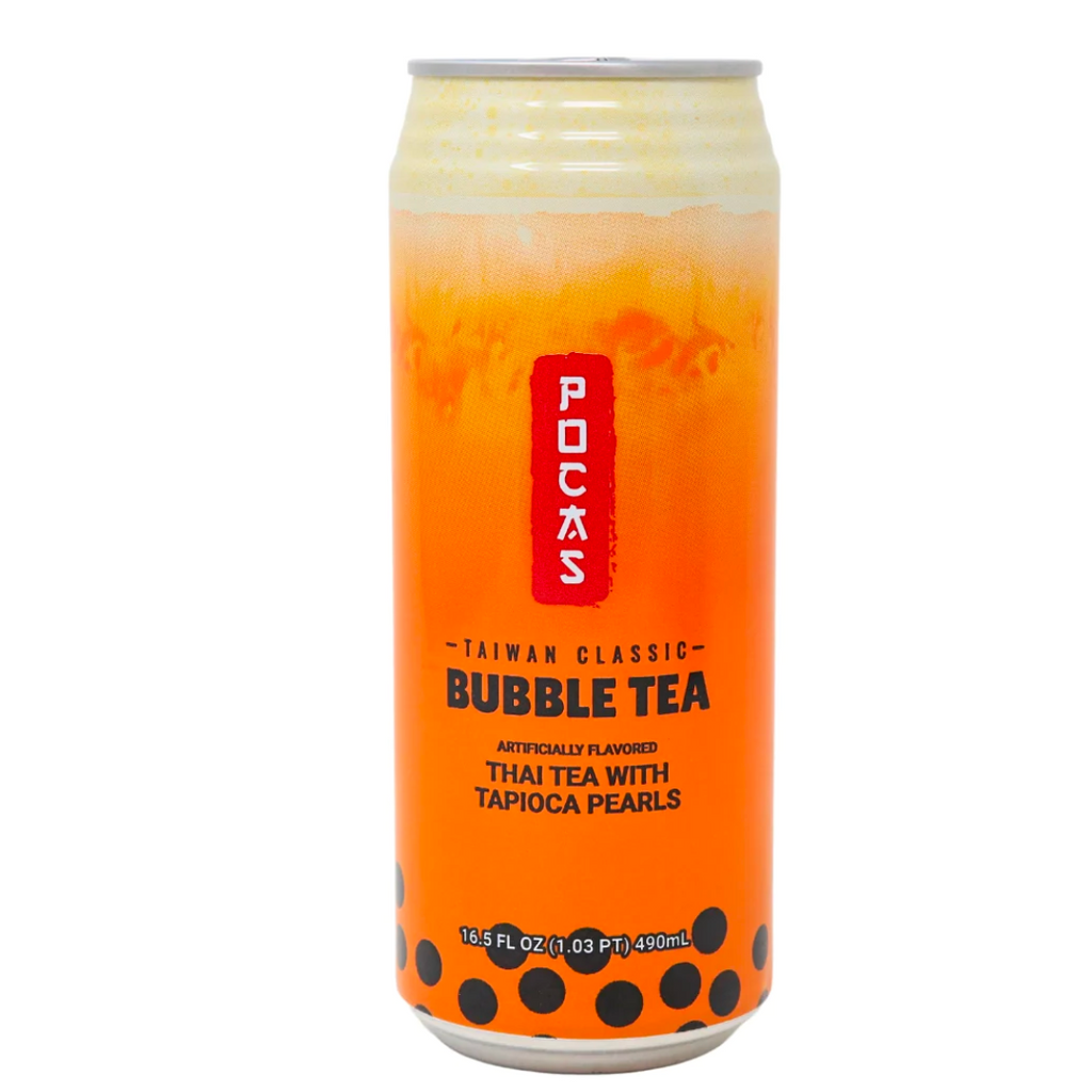 Taiwan Classic Bubble Thai Tea With Tapioca Pearls (16.5oz)