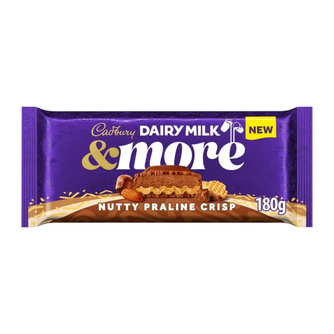 Cadbury Dairy Milk & More Nutty Praline Crisp (6.34oz) Main image
