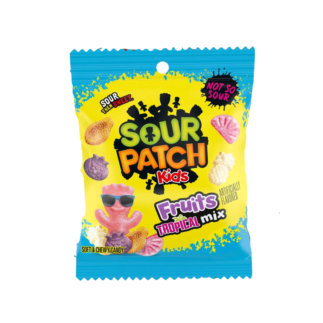 Sour Patch Kids Fruits Tropical Mix Peg Bag (3.08oz)