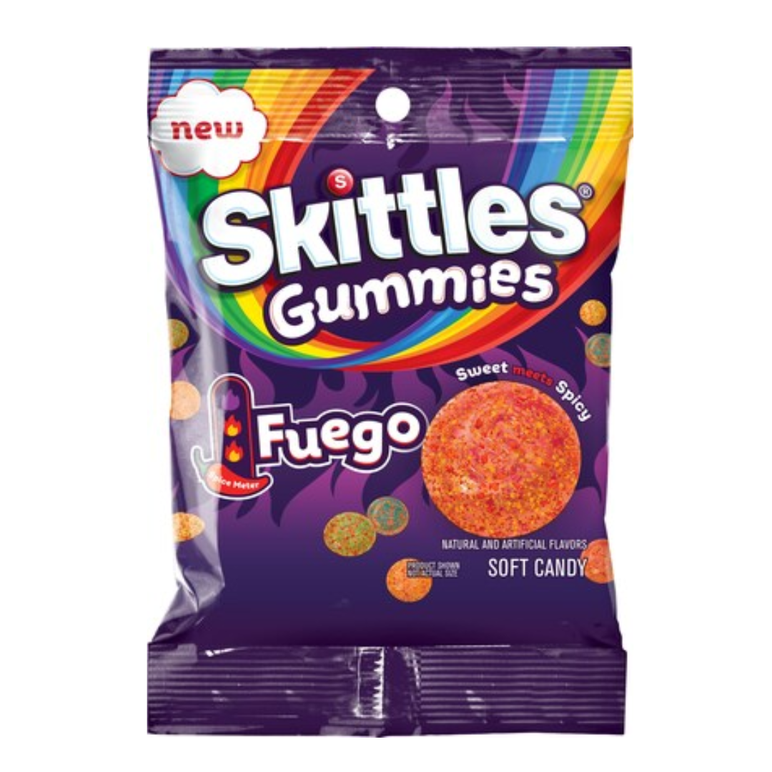 Skittles Gummies Fuego Peg Bag (5.8oz)