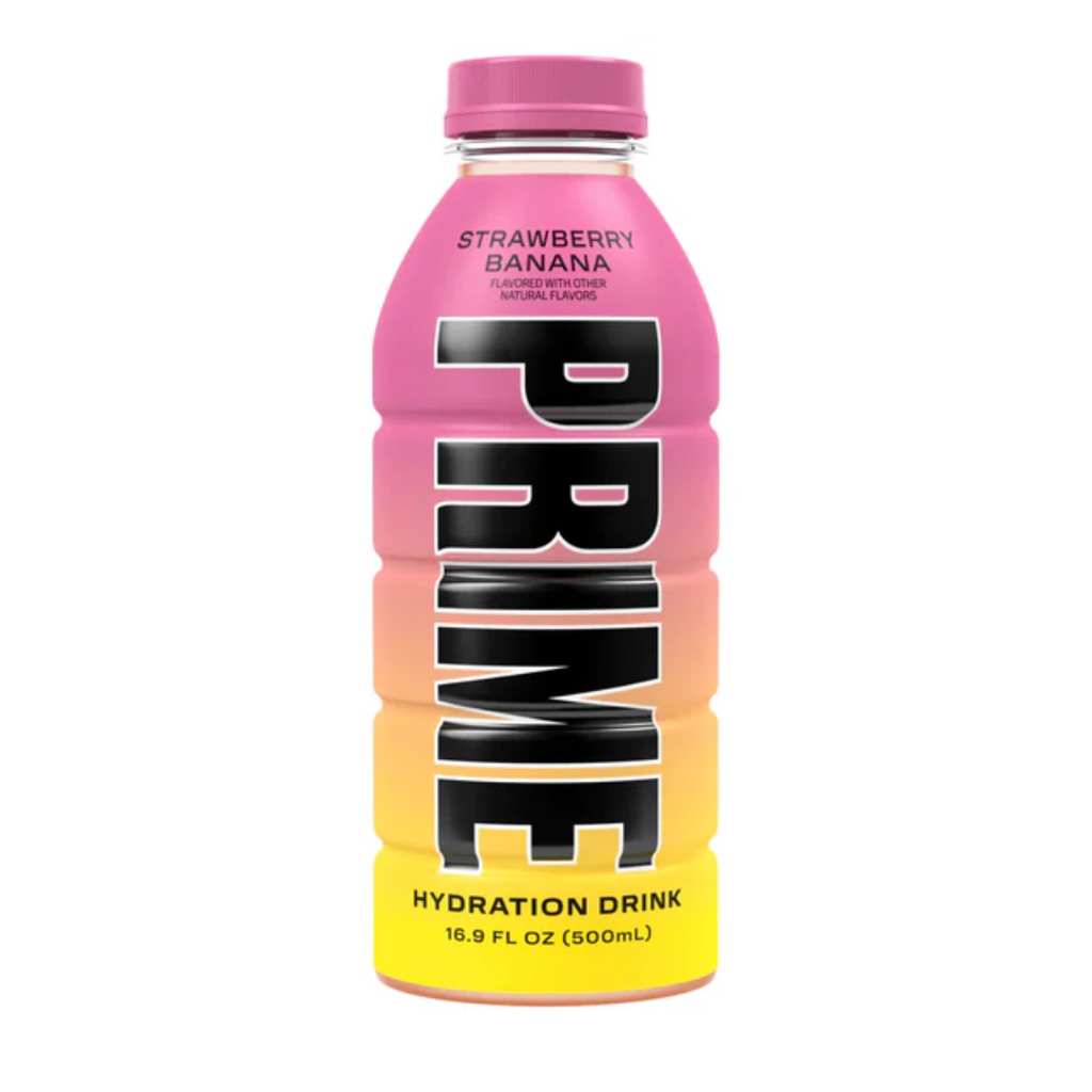PRIME Hydration Strawberry Banana Bottle (16.9oz)