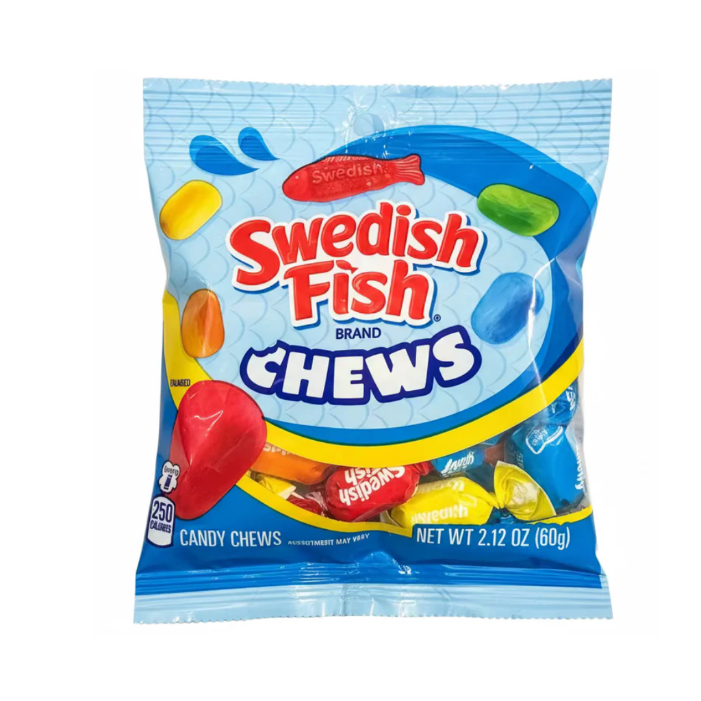 Swedish Fish Chews Peg Bag (2.12oz)