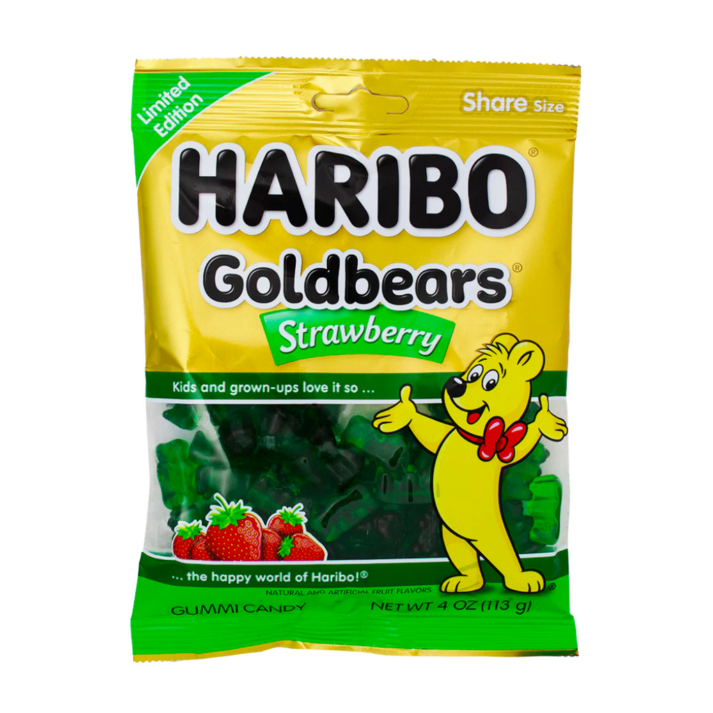Haribo Goldbears Strawberry Peg Bag (4oz)
