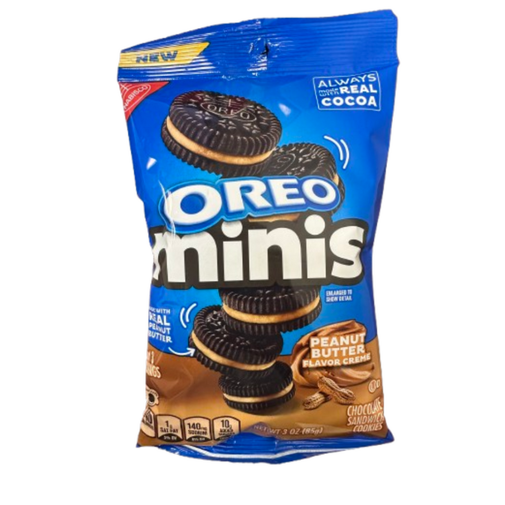 Oreo Minis Peanut Butter Flavour Creme Peg Bag (3oz)