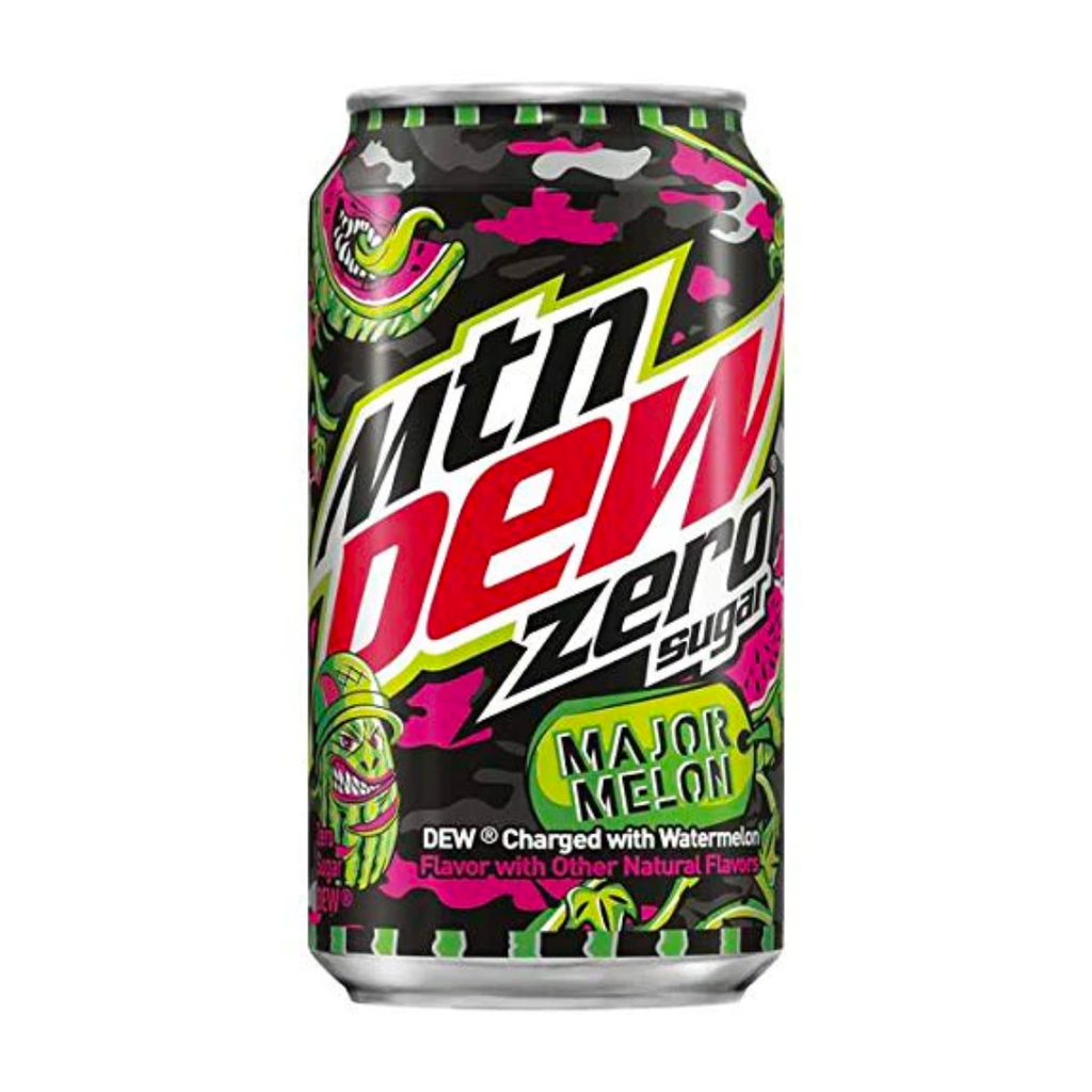 Mountain Dew Major Melon Zero Sugar (12oz)