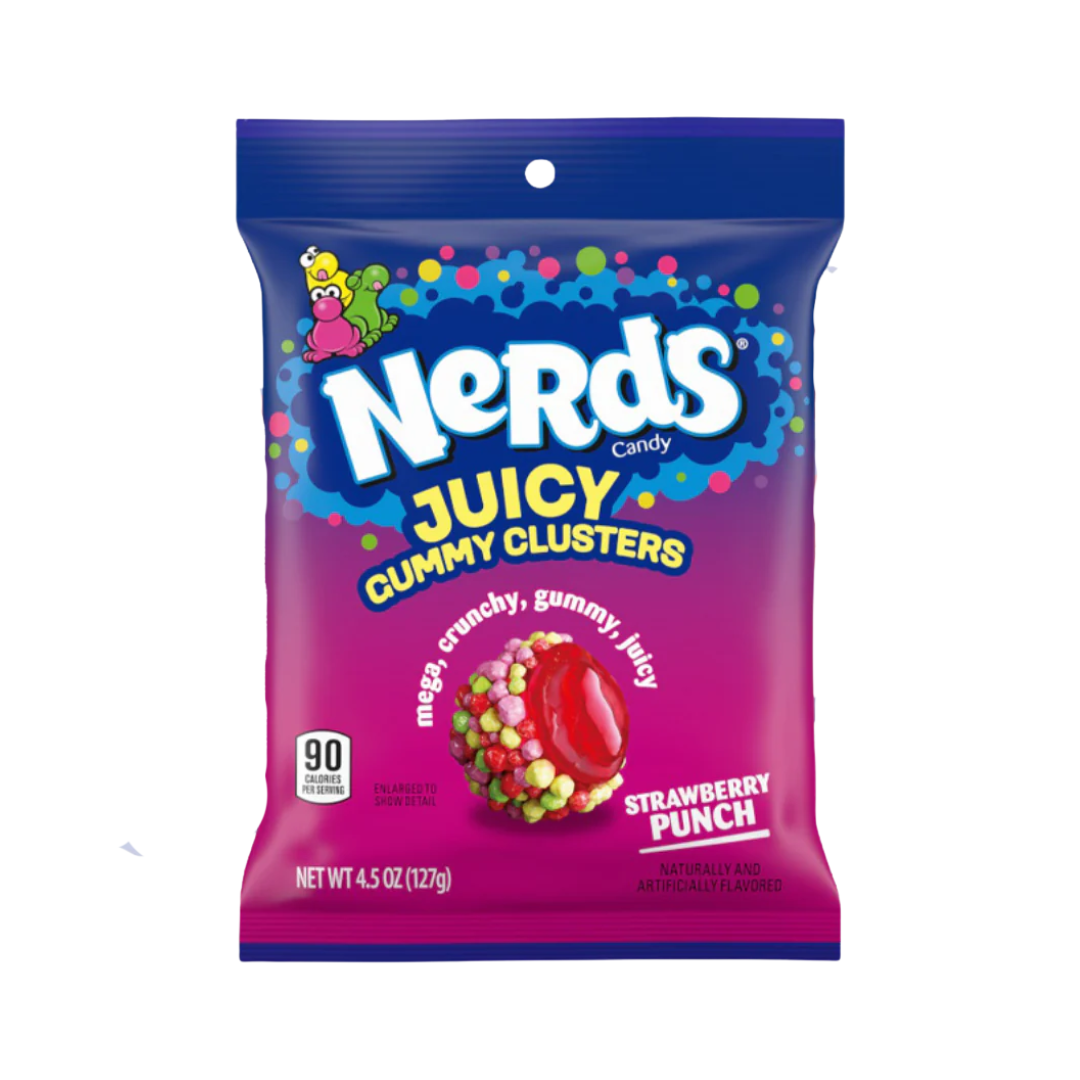 Nerds Juicy Gummy Clusters Peg Bag (4.5oz) Main image