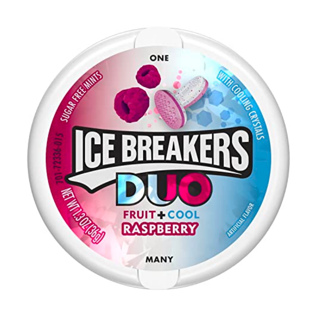 Ice Breakers Duo Fruit And Cool Raspberry (1.3oz)