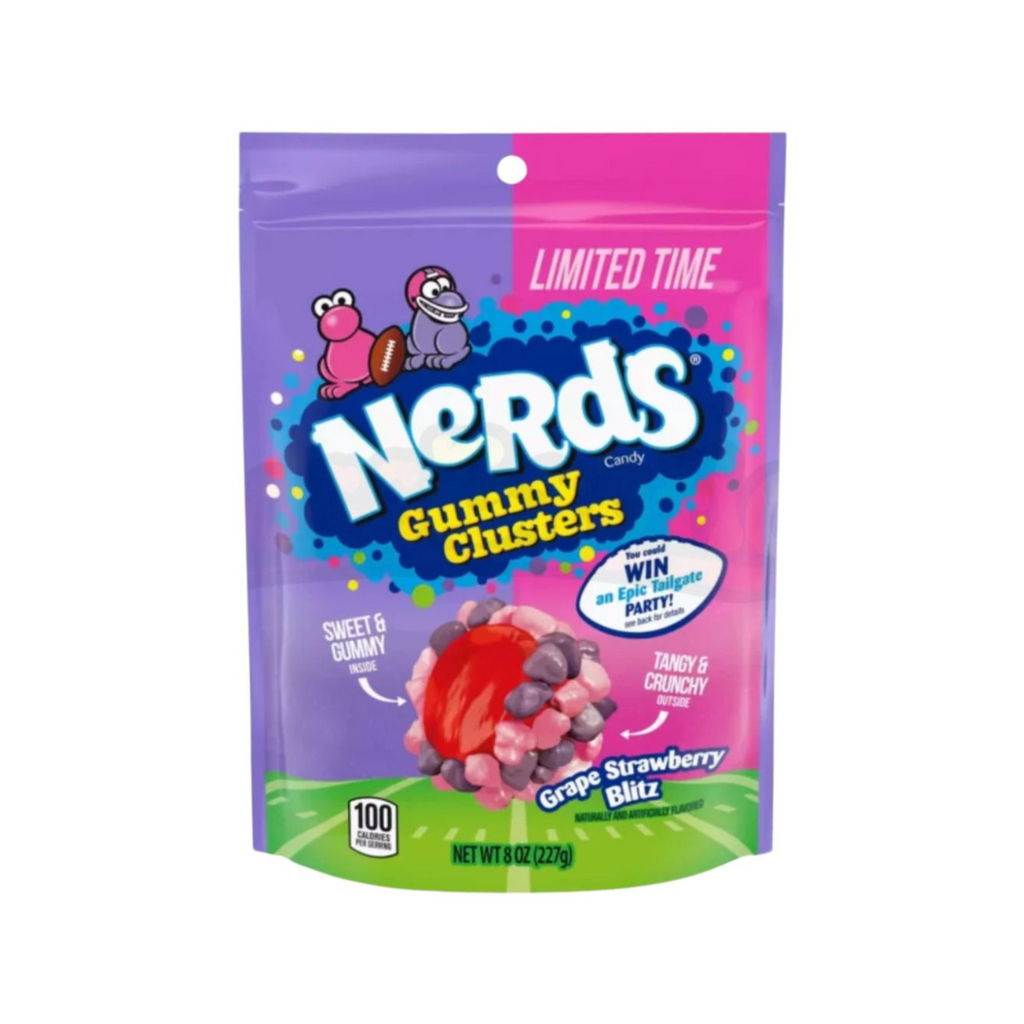 Nerds Gummy Clusters Grape Strawberry Blitz (8oz)