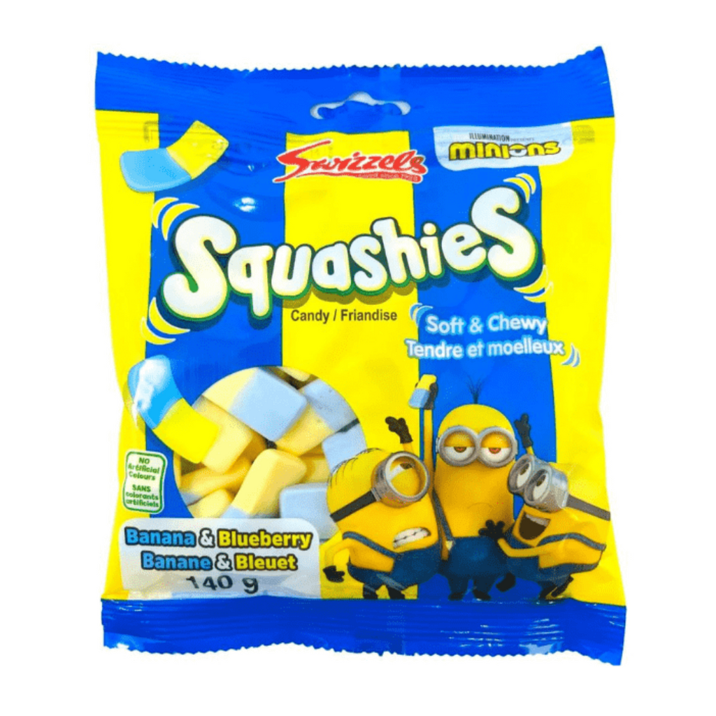 Squashies Minions Banana and Blueberry Peg Bag (4.93oz)