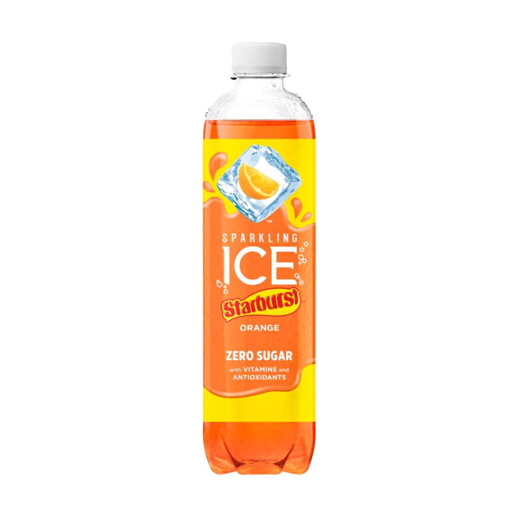 Starburst Sparkling Ice Zero Sugar Orange Drink (17oz)