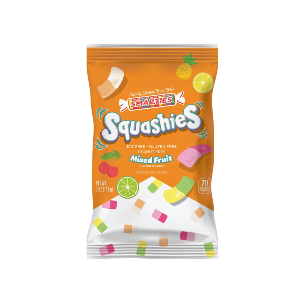 Squashies Smarties Mixed Fruit Peg Bag (5oz)