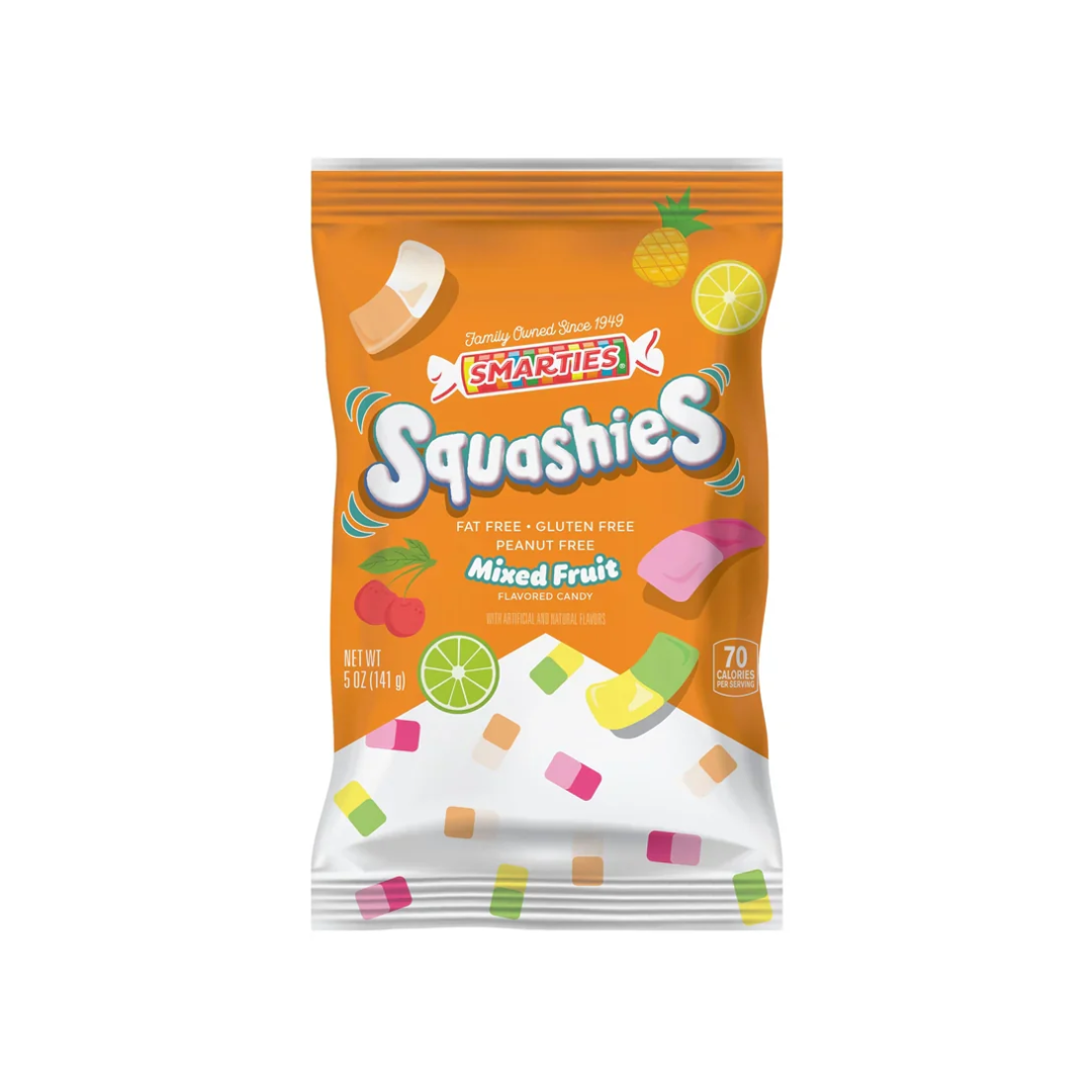 Squashies Smarties Mixed Fruit Peg Bag (5oz)
