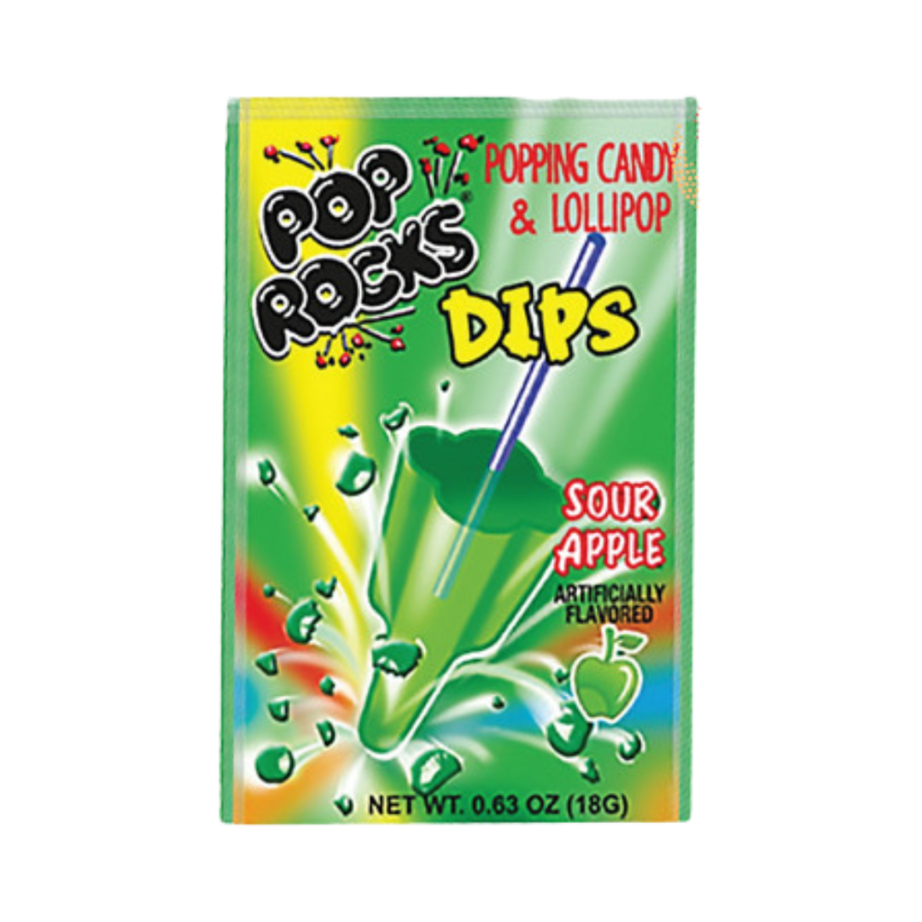 Pop Rocks Dips Sour Apple (0.63oz)
