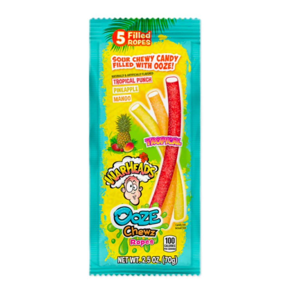 Warheads Tropical Ooze Chewz Ropes