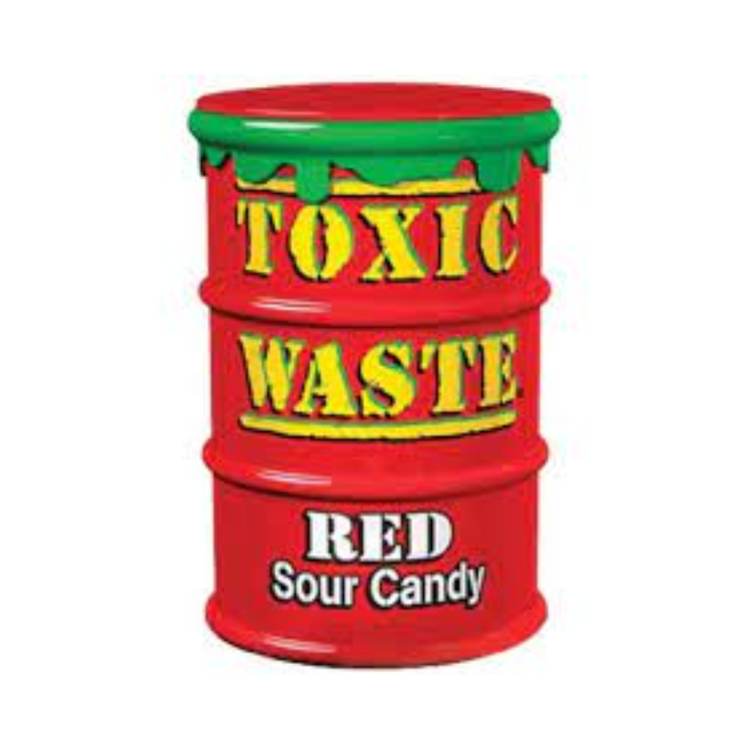Toxic Waste Red Sour Candy (1.48oz)