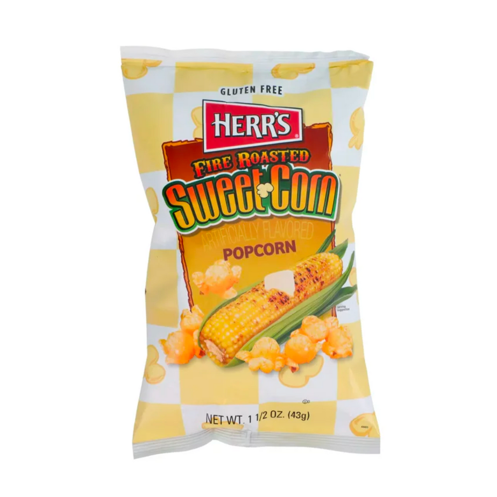 Herrs Fire Roasted Sweet Corn Popcorn 15oz Sugarush 4864