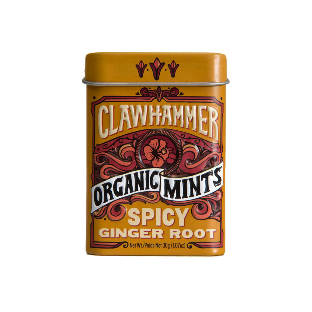 Clawhammer Spicy Ginger Root Organic Mints (1.07oz)