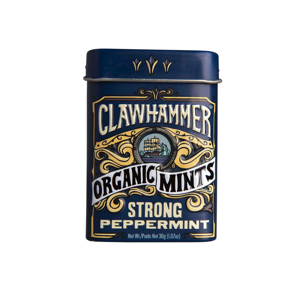 Clawhammer Strong Peppermint Organic Mints (1.07oz)