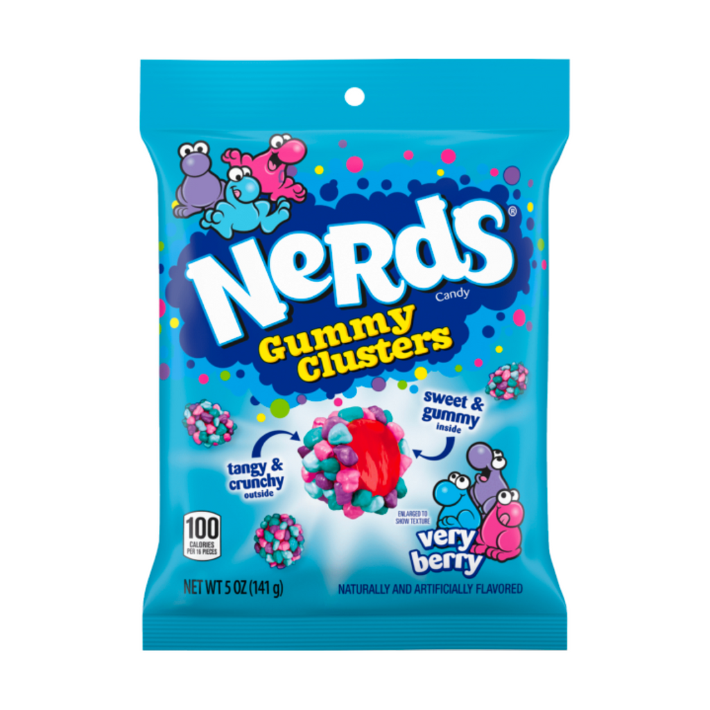 Nerds Gummy Clusters Very Berry Peg Bag (5oz)