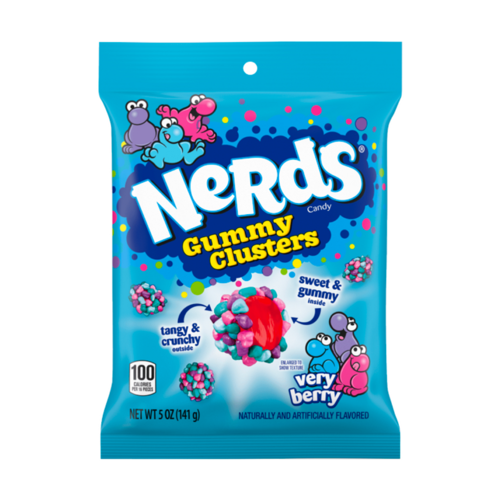 Nerds Gummy Clusters Very Berry Peg Bag – Sugarush