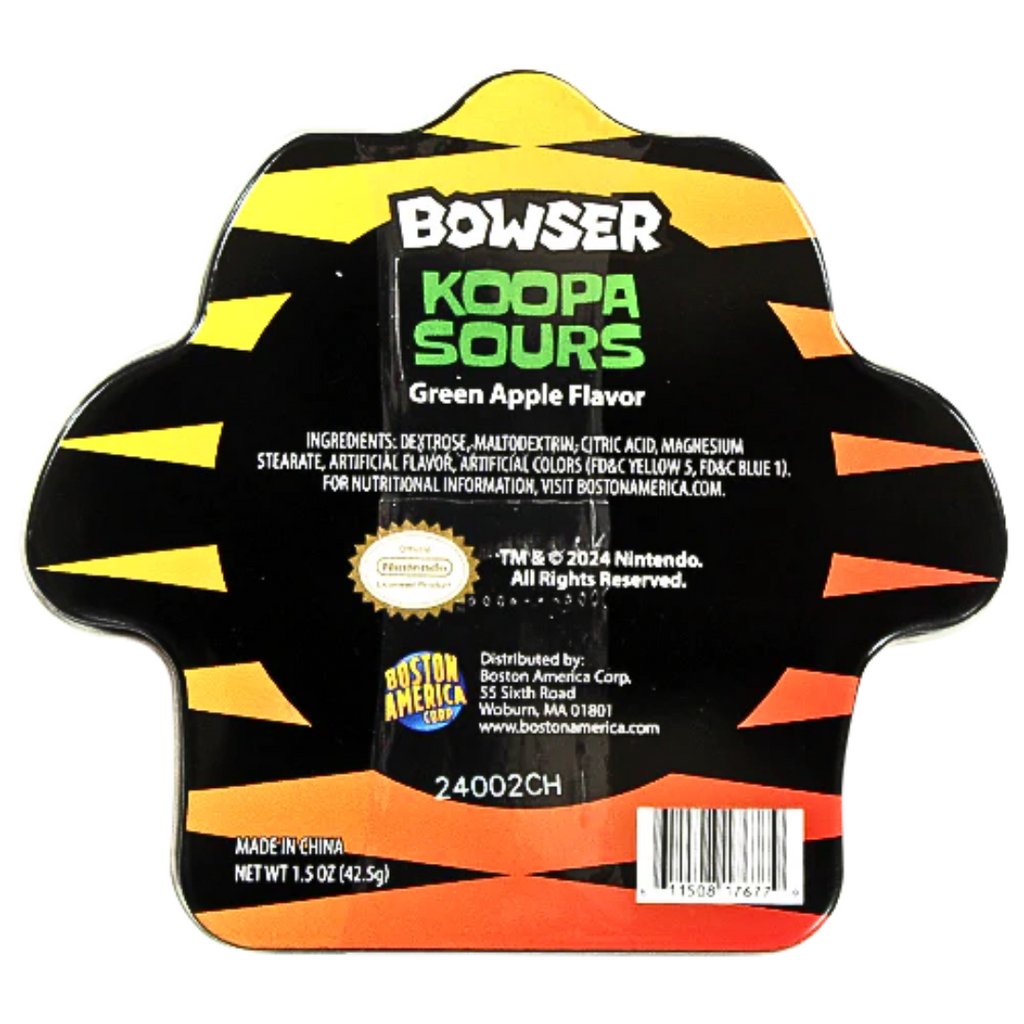 Boston America Bowser Koopa Sours Tin (1.5oz)
