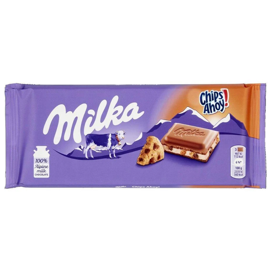 Milka Chips Ahoy! Chocolate Bar  (3.52oz) Main image