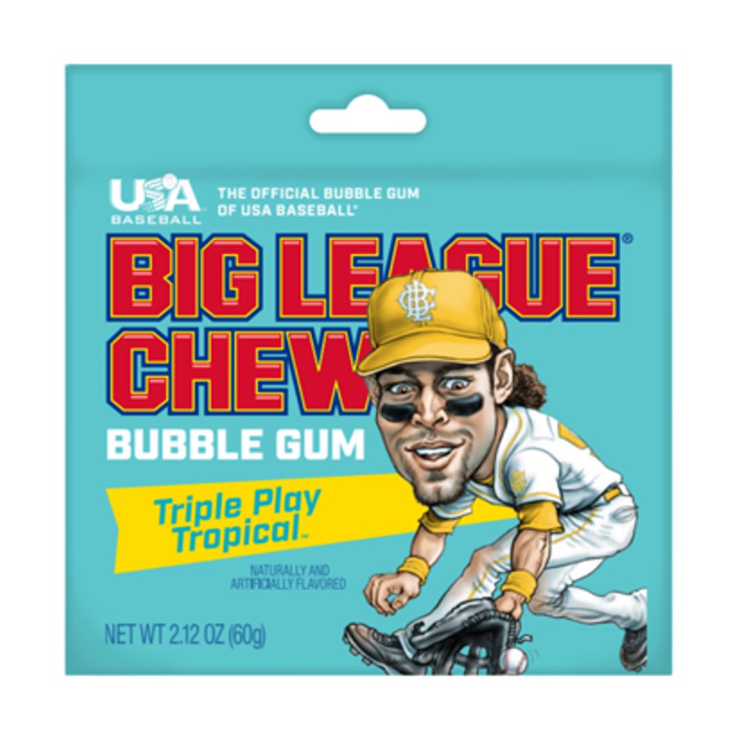 Big League Chew Triple Play Tropical (2.12oz) Main image
