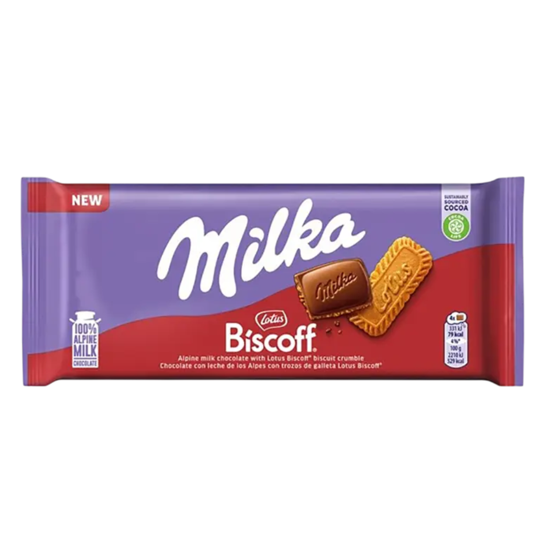 Milka Biscoff Chocolate Bar (3.17oz) Main image