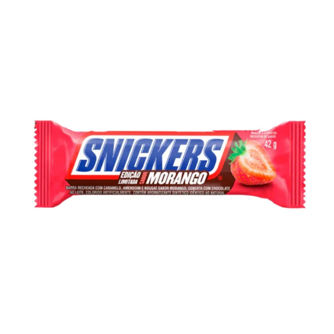 Snickers Morango Chocolate Bar (1.48oz) Main image