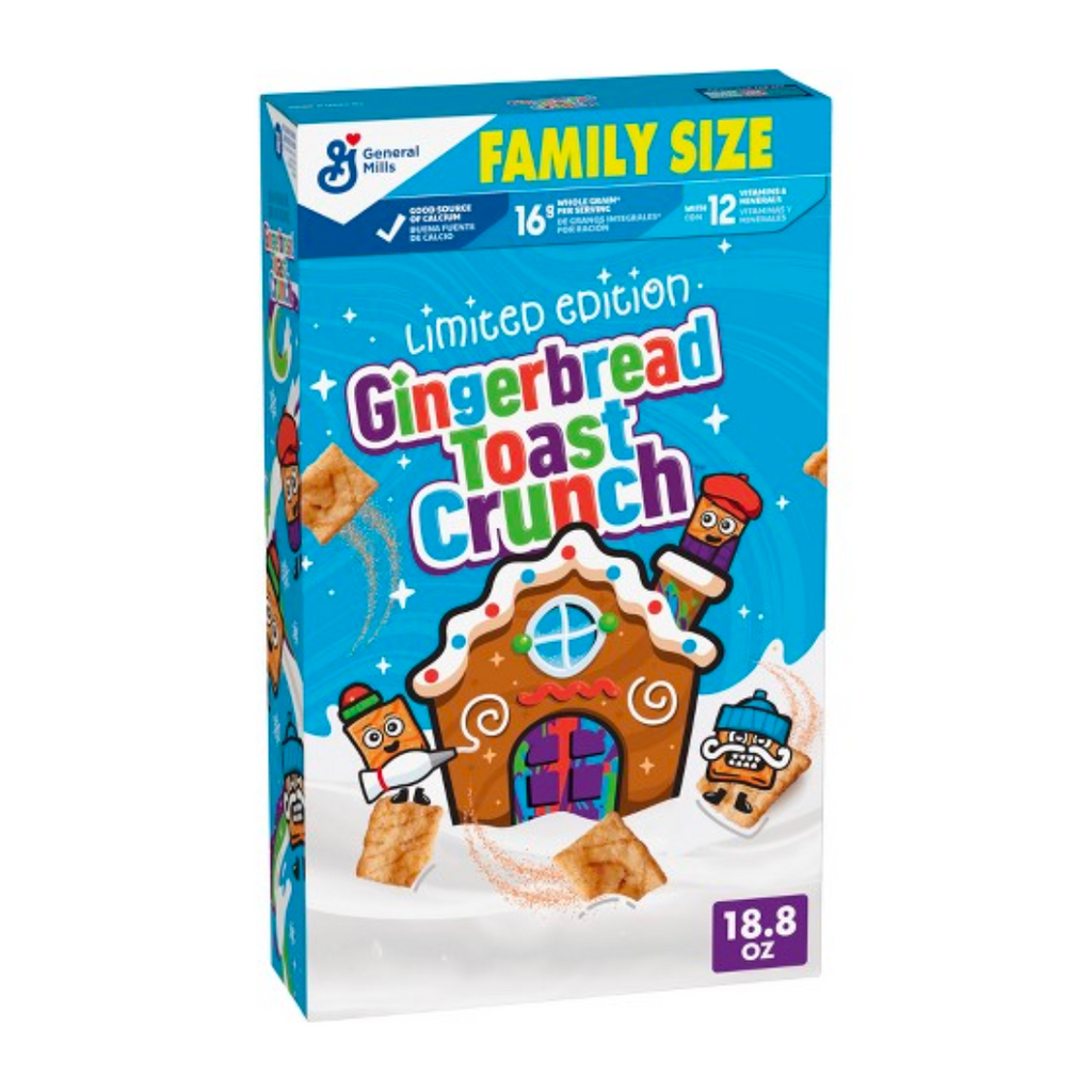 Limited Edition Gingerbread Toast Crunch Cereal (18.8oz)