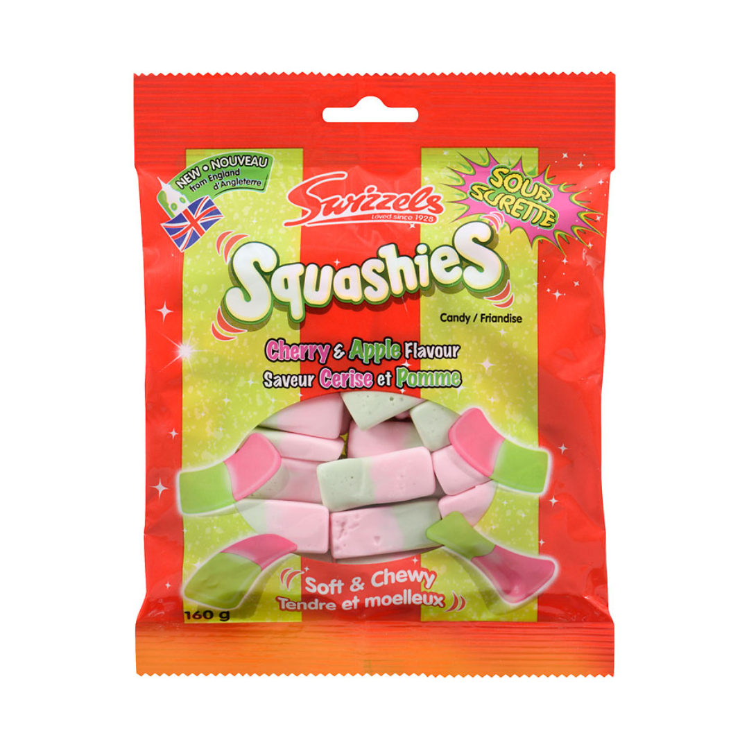 Squashies Cherry & Apple Flavour Peg Bag(5.64oz)