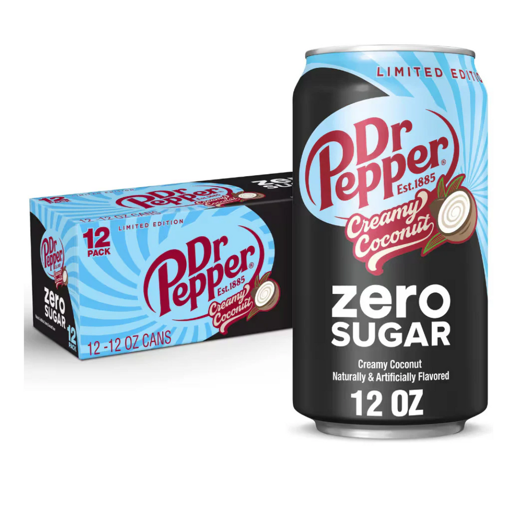 Dr.Pepper Creamy Coconut Zero Sugar Can (12oz)