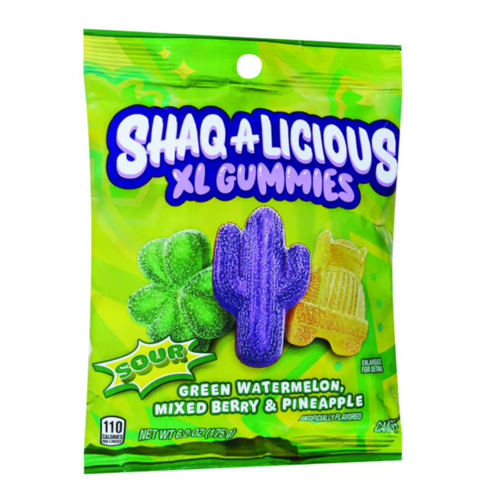 Shaq A Licious XL Sour Gummies (6.17oz)