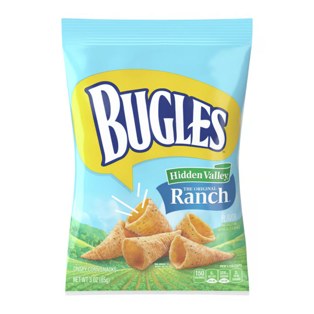 Bugles Hidden Valley Ranch Corn Snacks (3oz)