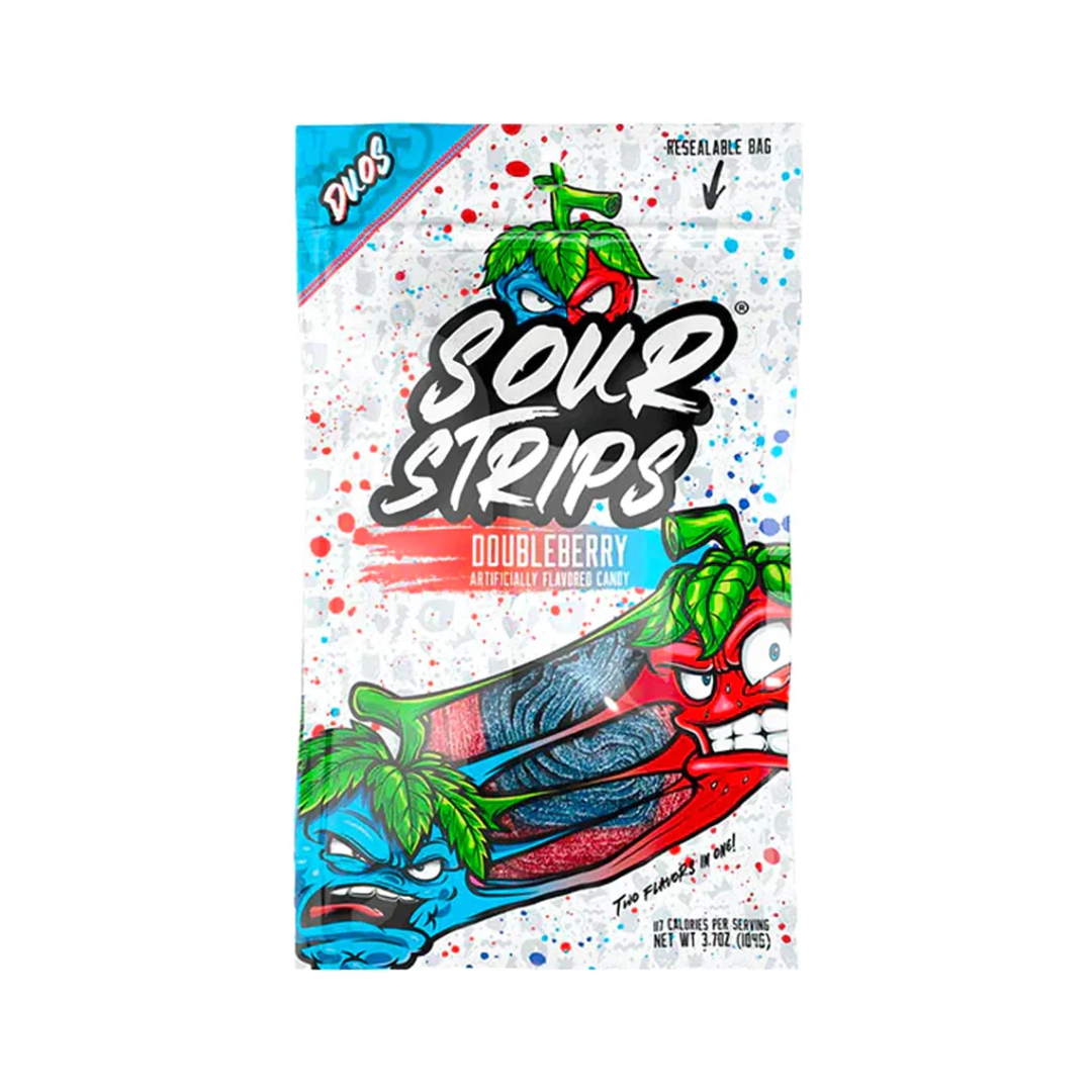 Sour Strips DoubleBerry Peg Bag (3.4oz) Main image