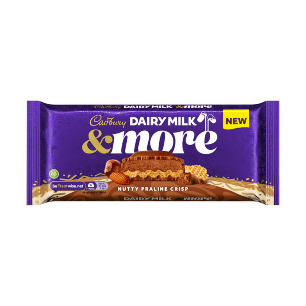 Cadbury Dairy Milk Nutty Praline Crisp (6.34oz)