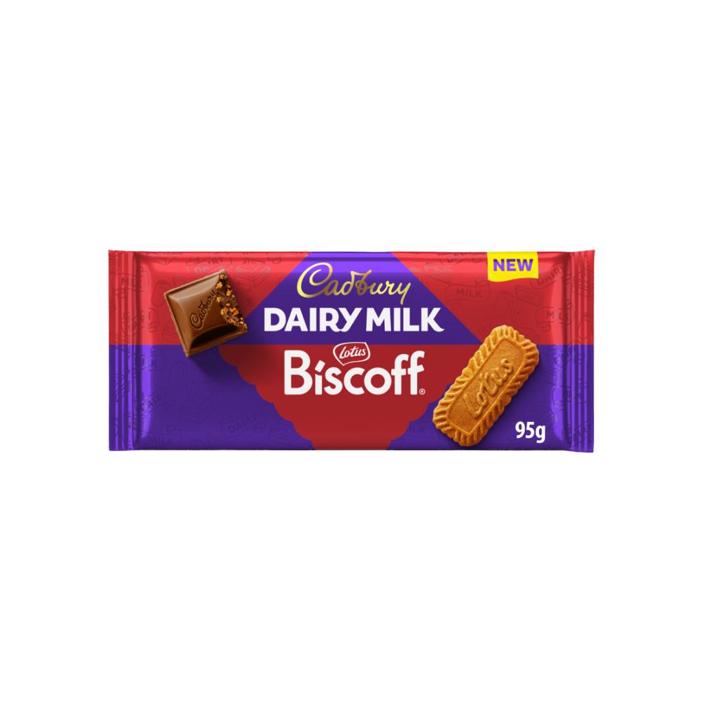 Cadbury Dairy Milk Biscoff Chocolate Bar (3.35oz)