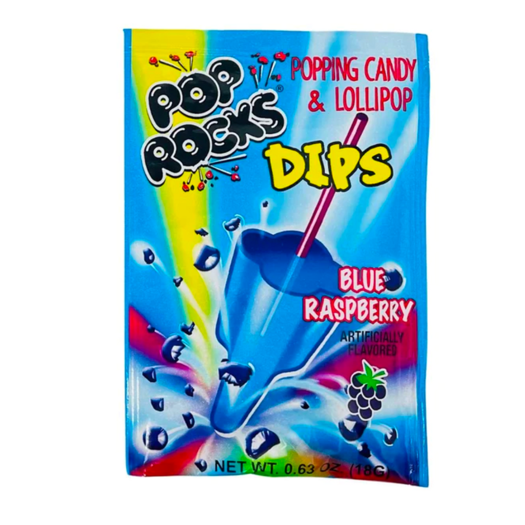 Pop Rocks Blue Raspberry Dips (0.63oz)
