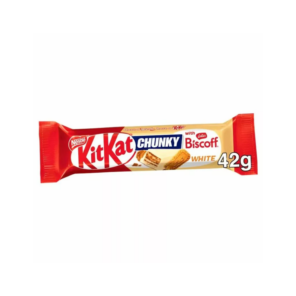 Kit Kat Chunky Biscoff White Chocolate Bar (1.48oz)