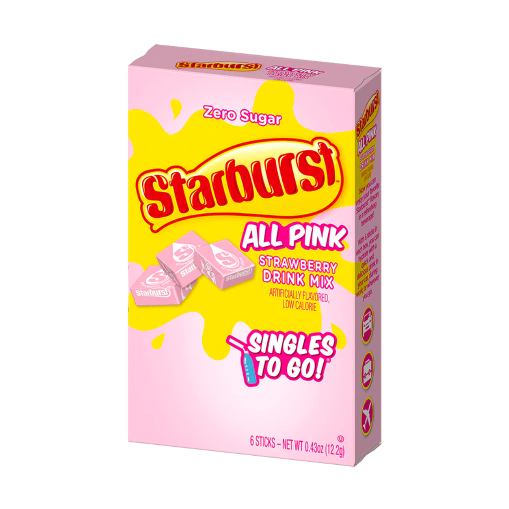 Starburst All Pink Drink Mix Singles To Go (0.43oz)
