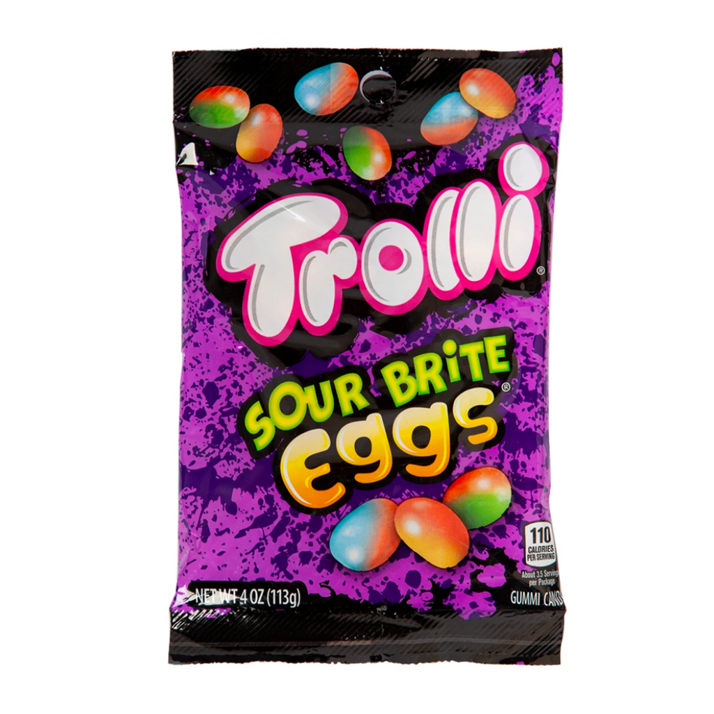 Trolli Sour Brite Eggs Peg Bag (4oz)
