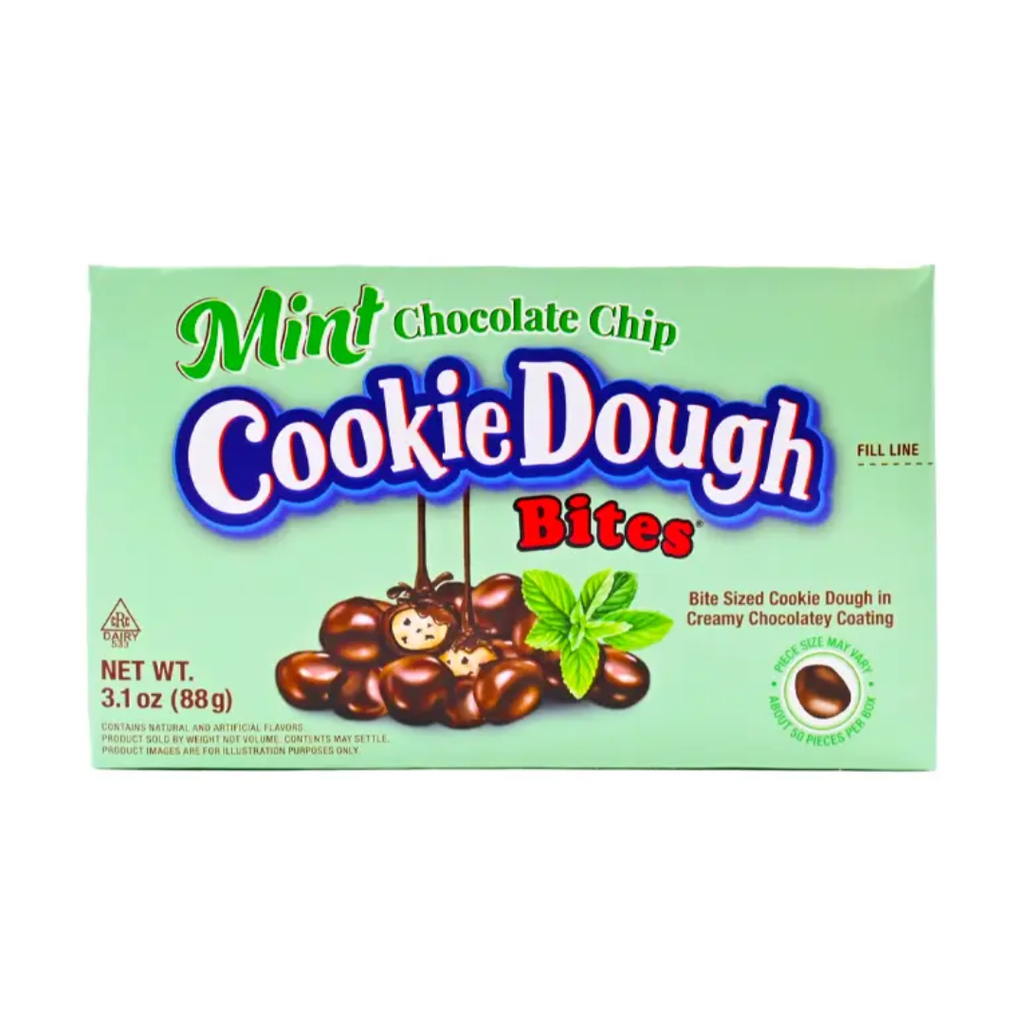 Cookie Dough Bites Mint Chocolate Chip Theatre Box (3.1oz)
