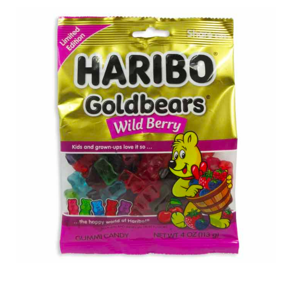 Haribo Goldbears Wild Berry Peg Bag (4oz)