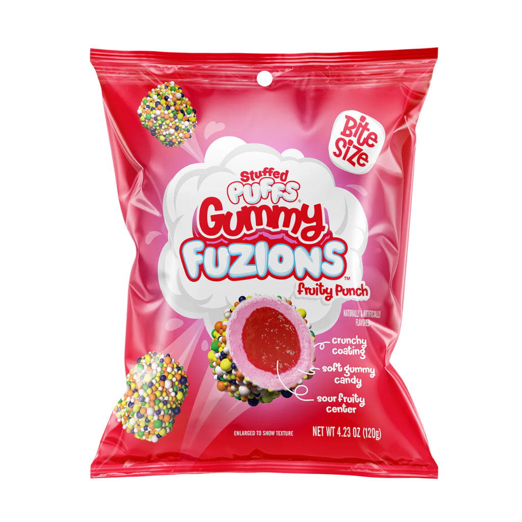 Stuffed Puffs Gummy Fuzions Fruity Punch (4.23oz)