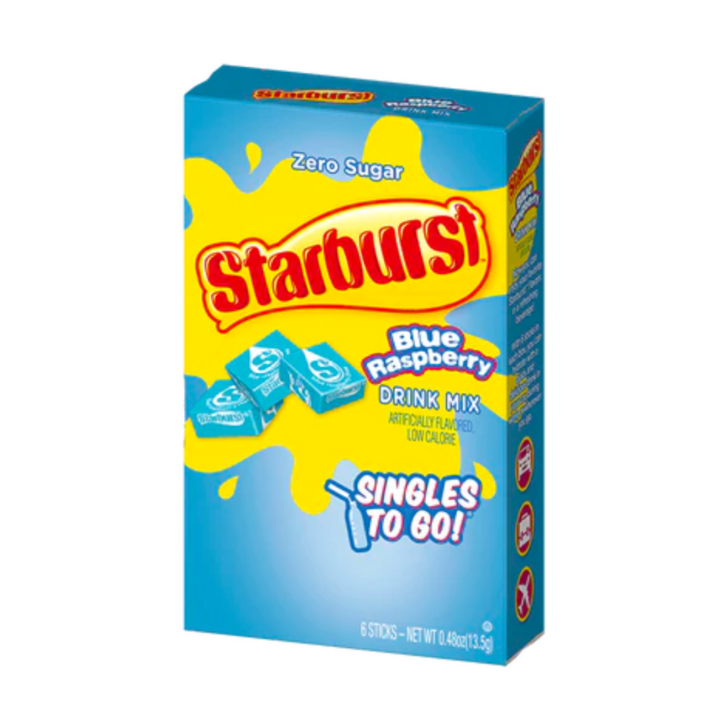 Starburst Blue Raspberry Drink Mix Singles To Go (0.48oz)