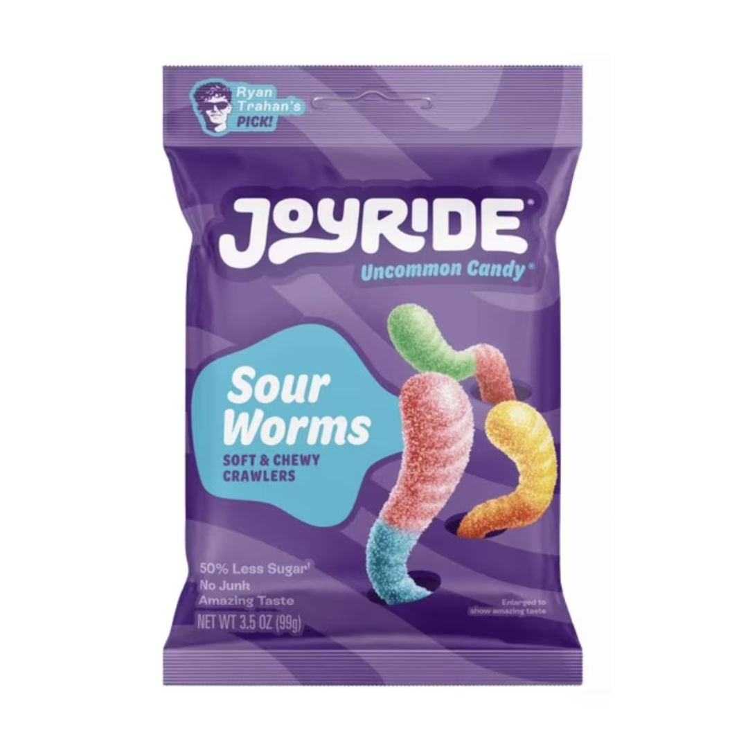 Joyride Sour Worms Gummy Candy (3.5oz) Main image