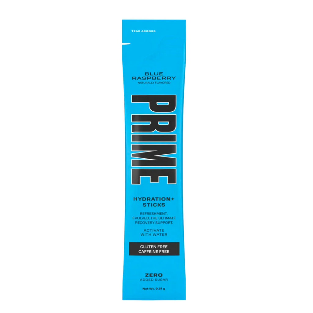 PRIME Blue Raspberry Hydration Sticks Drink Mix (0.35oz)